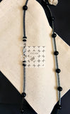 Women's Onyx and Hematite Beaded Black Necklace