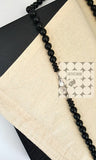 Women's Gemstone Beaded Black Necklace
