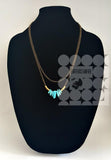 Layering Brass Collar Pendant Set