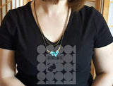 Layering Brass Collar Pendant Set