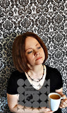Women's Onyx and Hematite Beaded Black Necklace