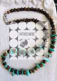 Southwest Turquoise Rope Necklace