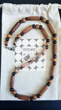 Southwest Wood Beaded Necklace