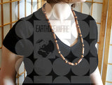 Southwest Wood Beaded Necklace