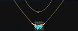 Layering Brass Collar Pendant Set