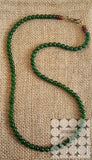 Irish Ladies Green Classic Beaded Necklace