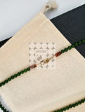 Irish Ladies Green Classic Beaded Necklace