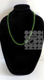 Irish Ladies Green Classic Beaded Necklace